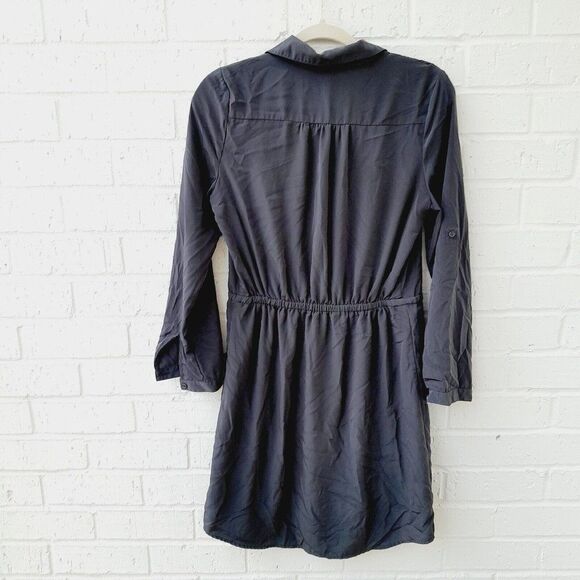 LAST CHANCE-OLD NAVY Soft Rollover Shirt Sporty Long Sleeve Button Down sz: S - Picture 3 of 9